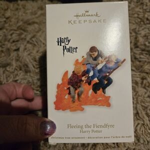 Hallmark Keepsake ornament Harry potter fleeing the fiendfyre